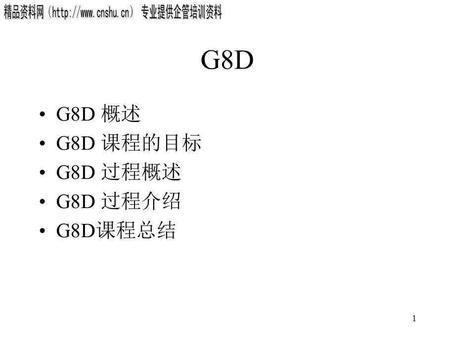 服装行业G8D培训课程(ppt 95页).pptx