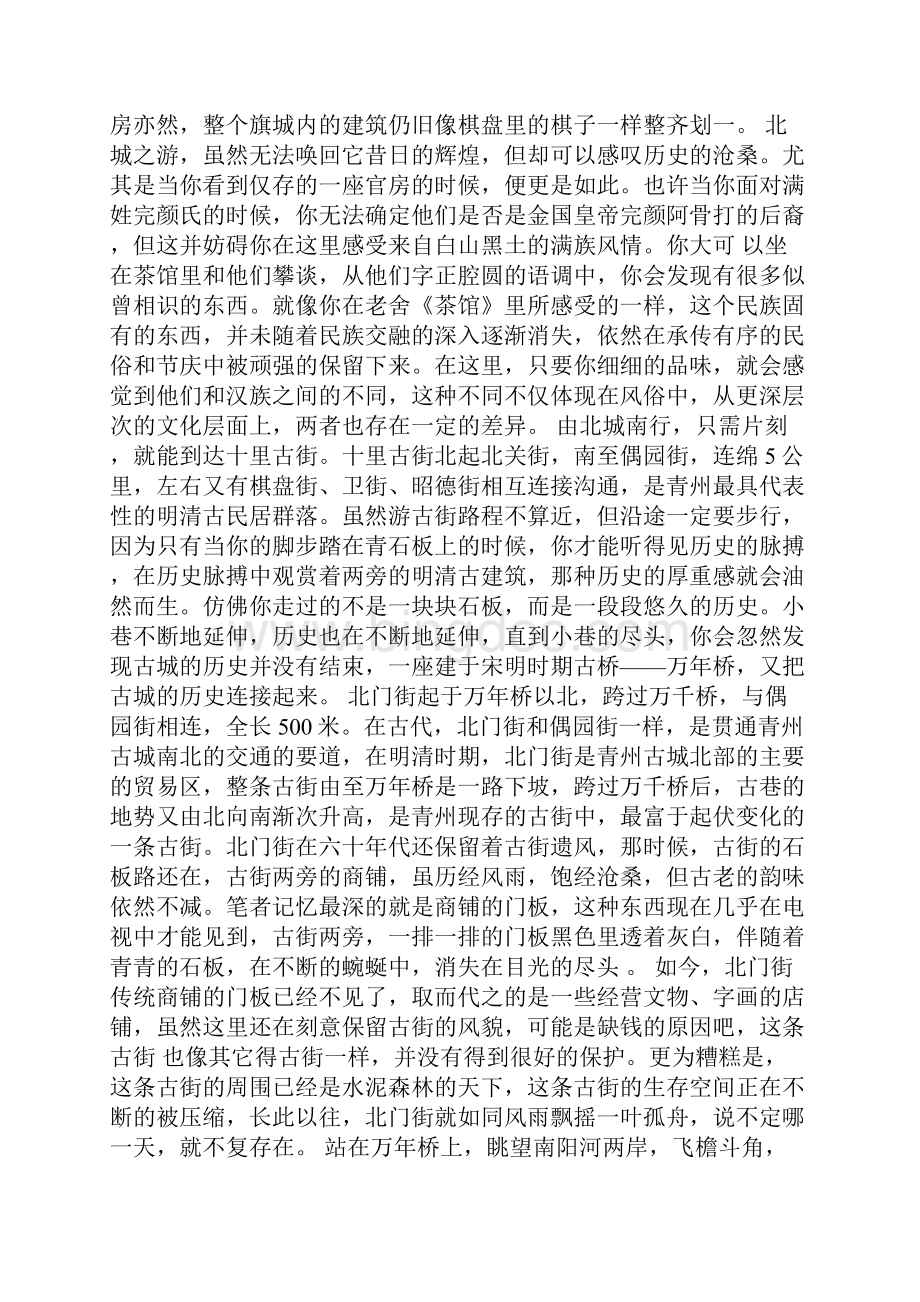 青州古城一日游作文.docx_第3页