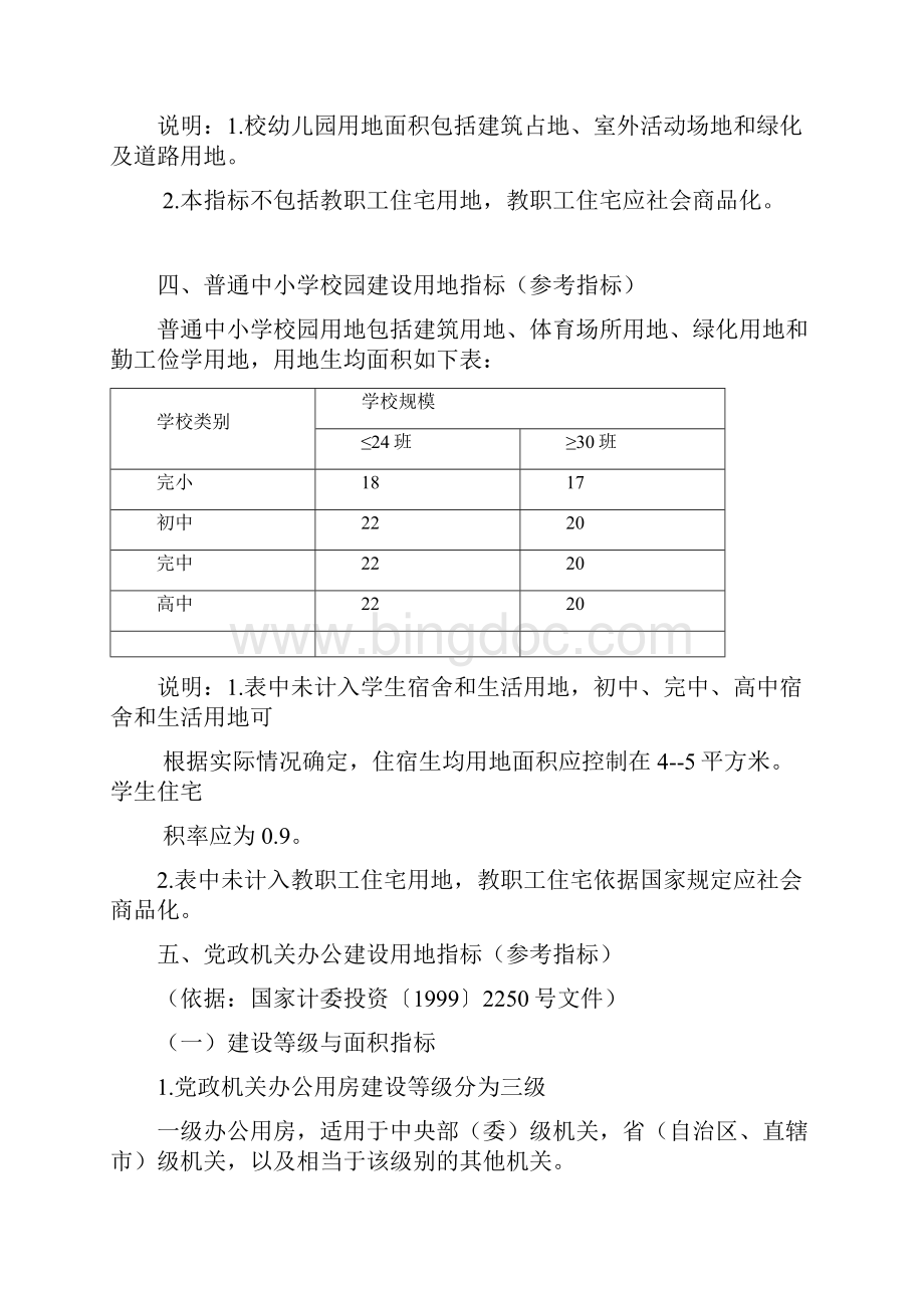 十七类建设项目用地指标试行豫国土资发86号.docx_第3页