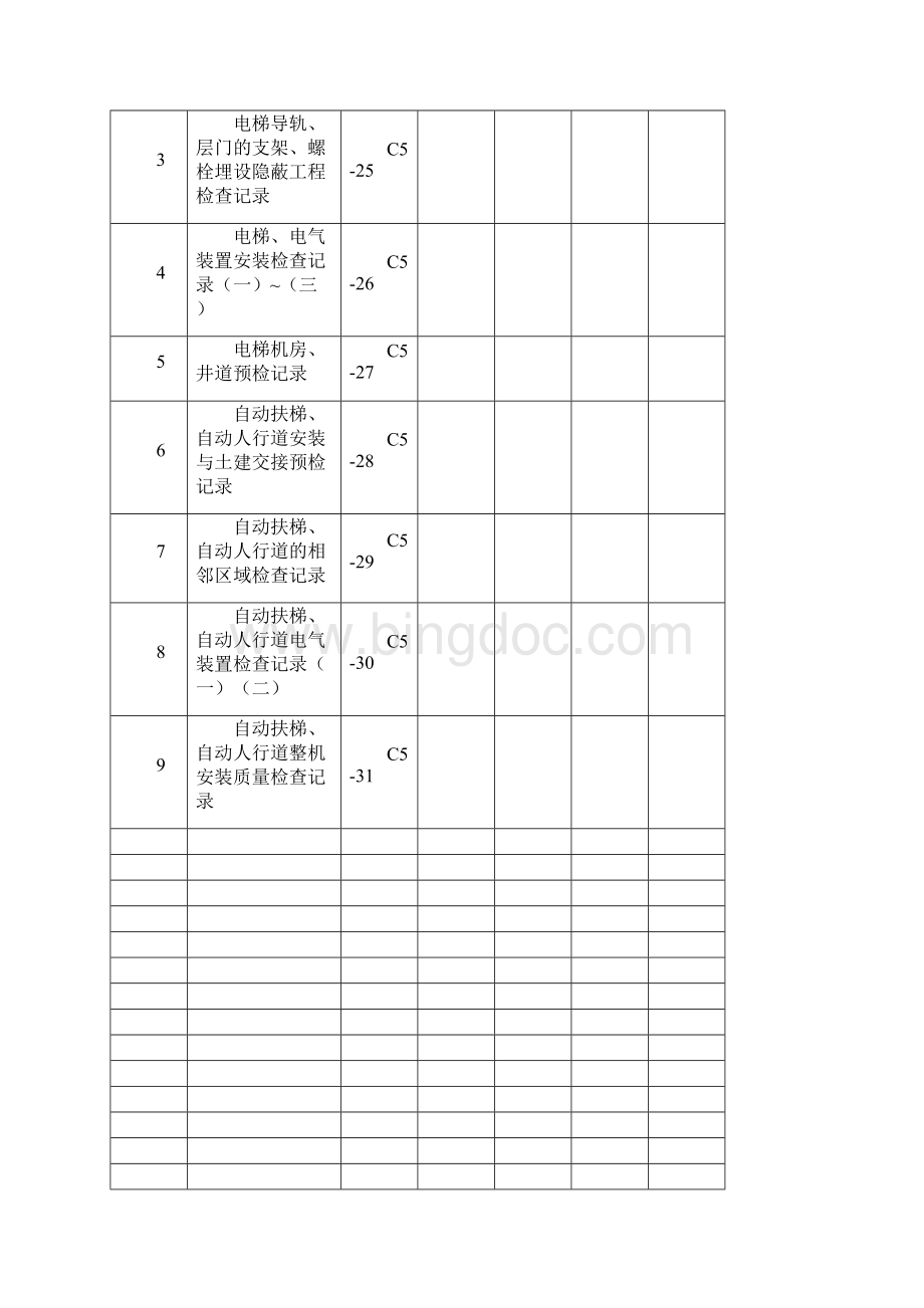 电梯工程施工资料编程范例C5.docx_第2页