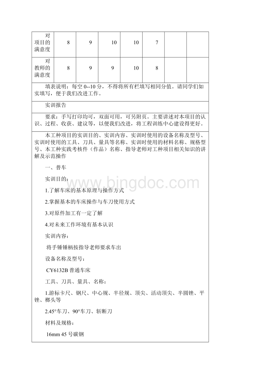 工程训练实习报告金工实习.docx_第2页