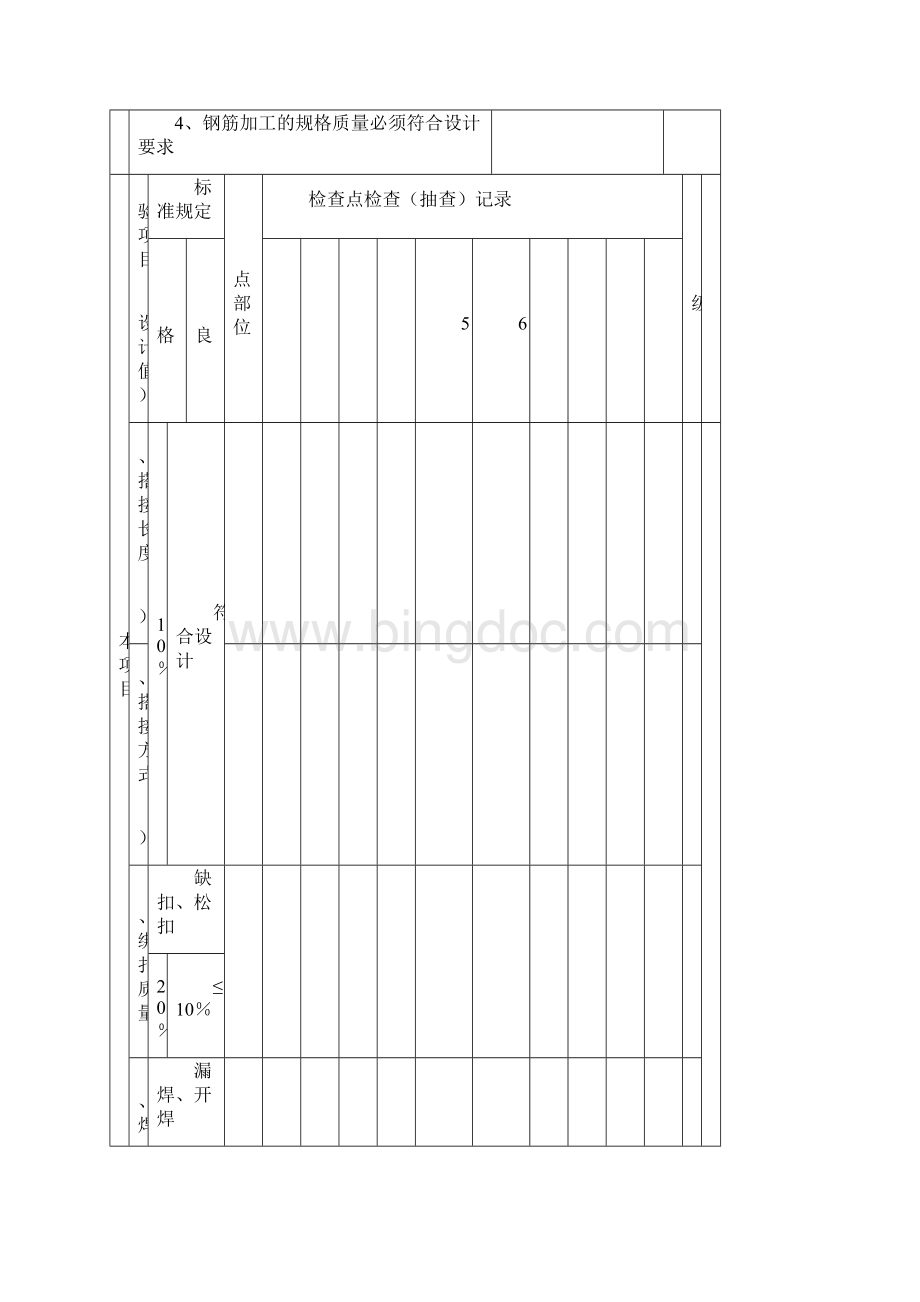 分项工程质量评定表3337619986.docx_第3页