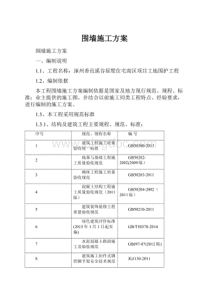 围墙施工方案.docx