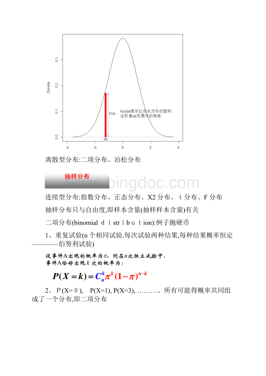 数学分布泊松分布二项分布正态分布均匀分布指数分布+生存分析+贝叶斯概率公式+全概率公式.docx_第2页