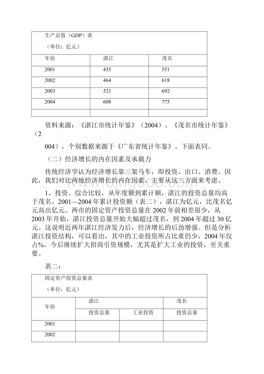 湛江与茂名经济发展比较分析.docx_第2页