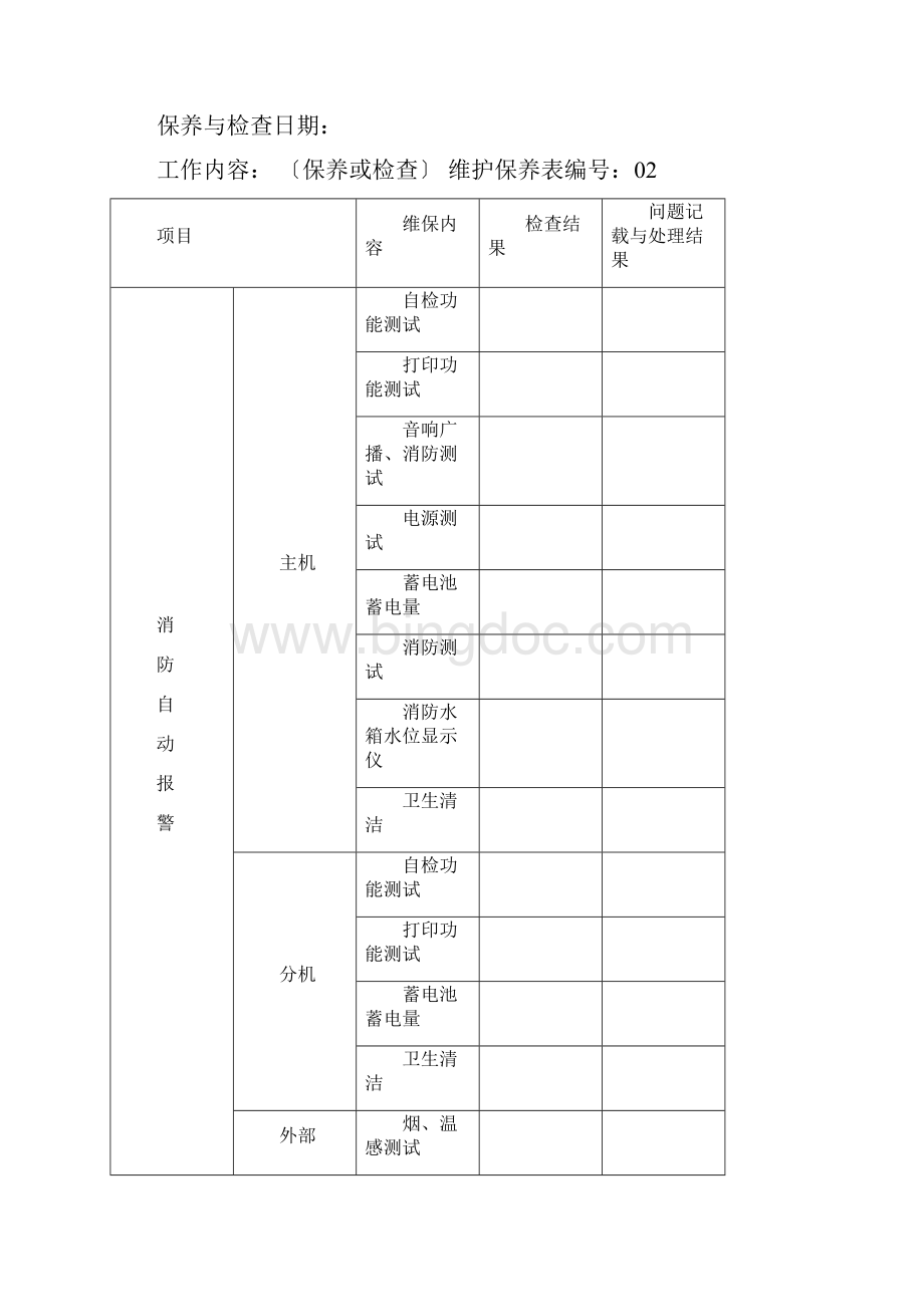 设施维护保养记录簿表.docx_第3页