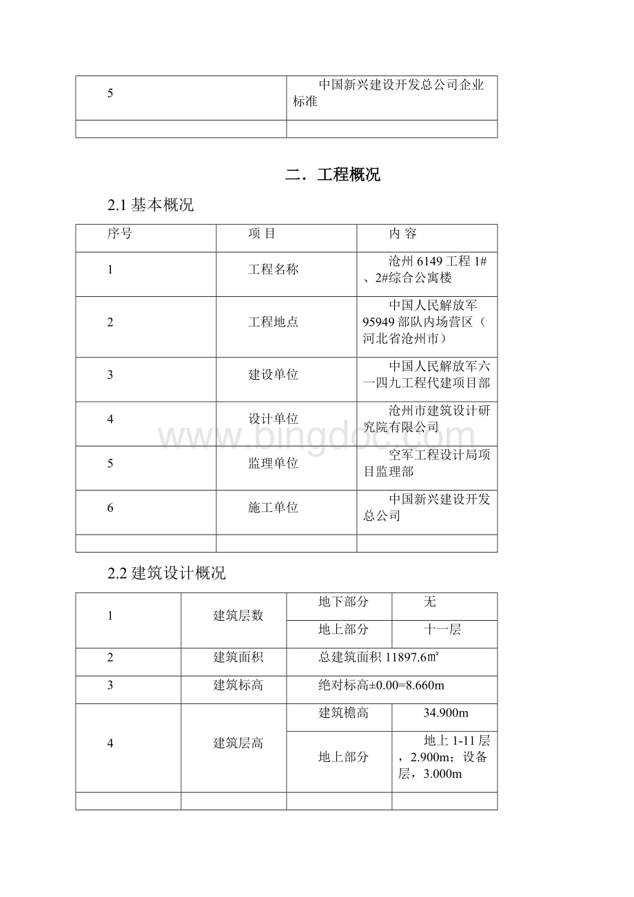 沧州6149工程1#2#综合公寓楼测量方案.docx_第2页