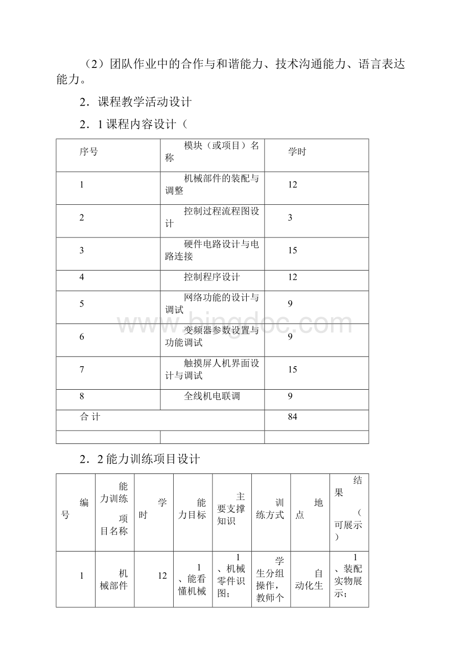 自动化生产线安装及调试课程整体教学设计.docx_第3页