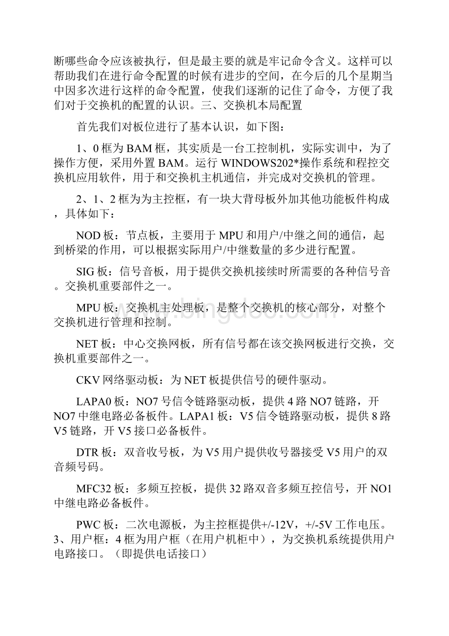 程控交换 课程总结报告.docx_第3页