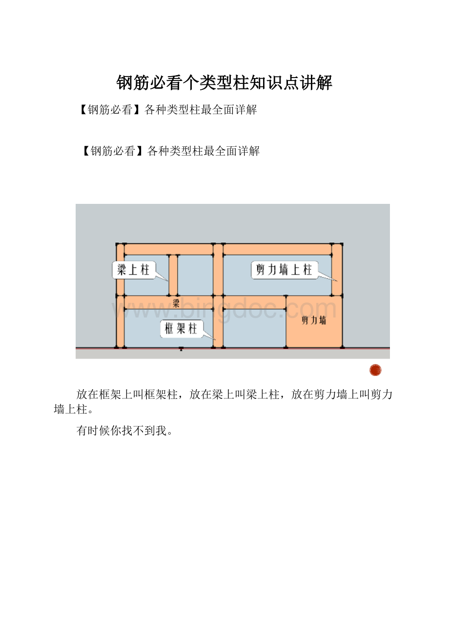 钢筋必看个类型柱知识点讲解.docx