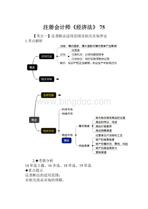 注册会计师《经济法》75.docx