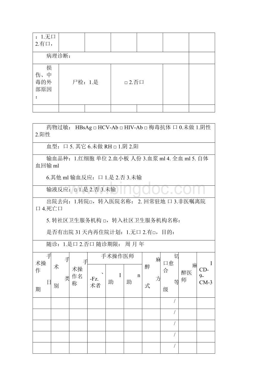 住院病案首页.docx_第3页