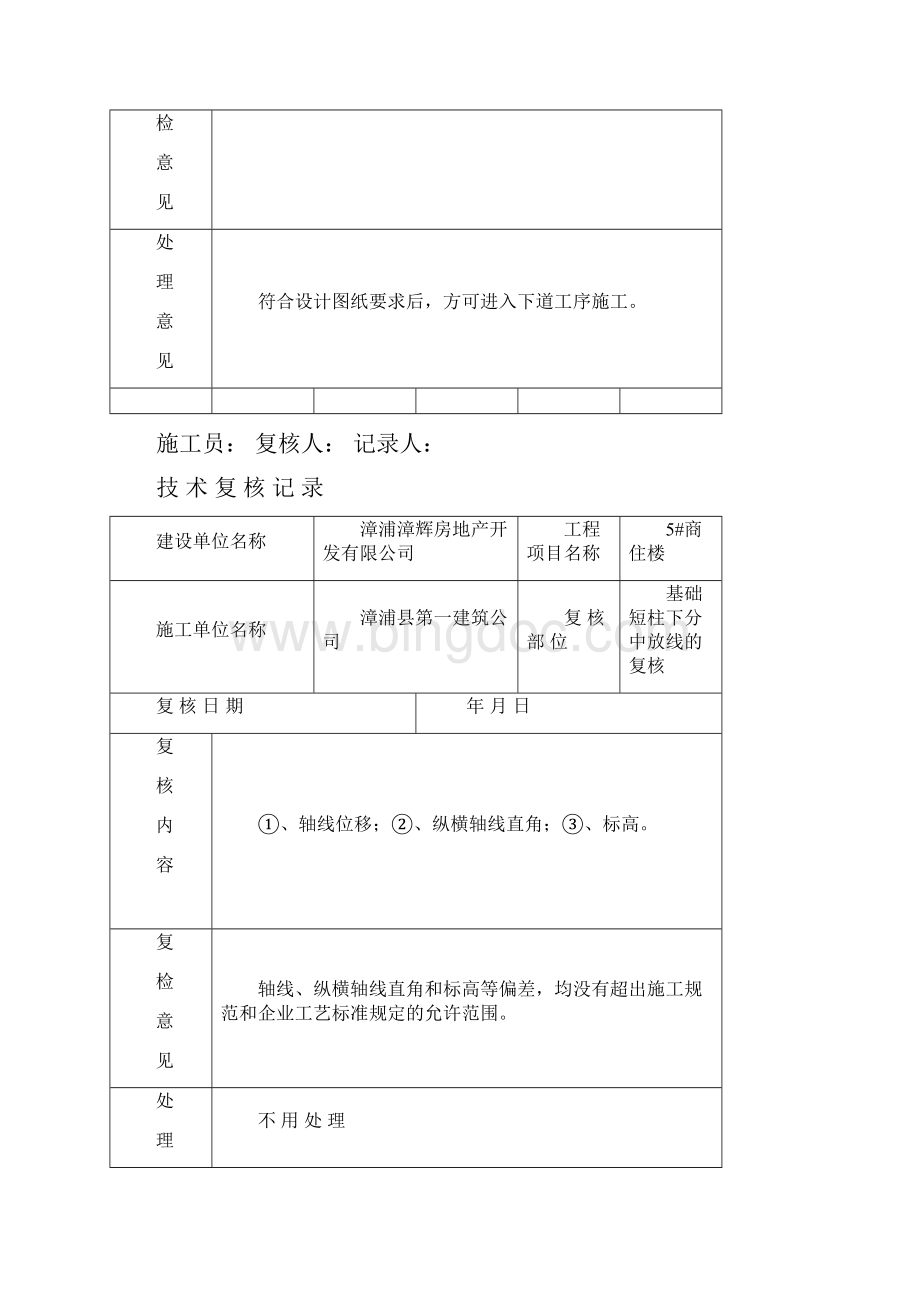 技术复核记录通用版.docx_第3页