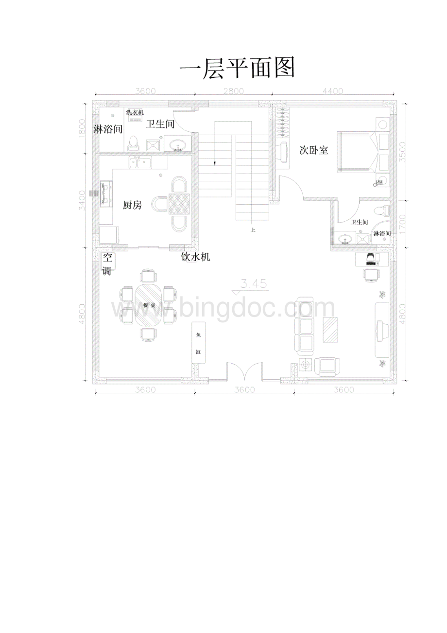 房屋设计平面的图CAD图视觉符号.docx_第3页