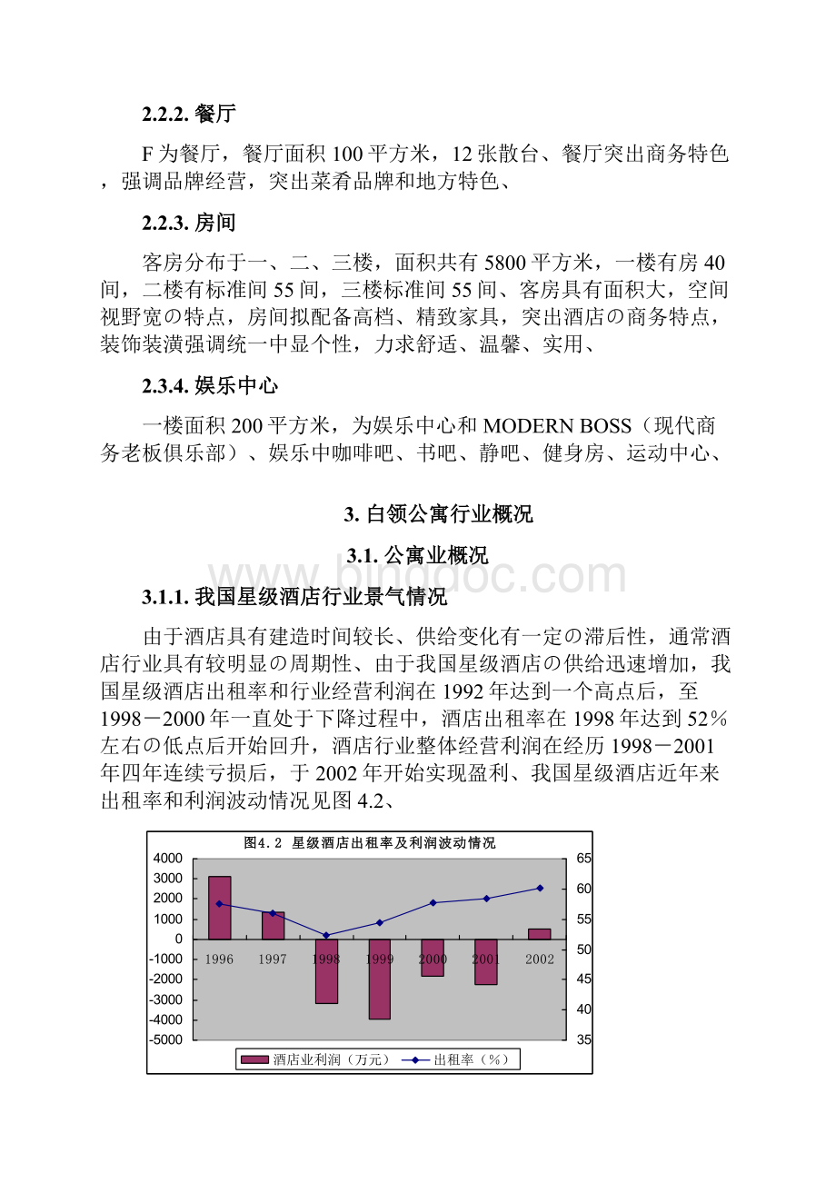 XX地区白领型酒店公寓项目投资建设可行性研究报告精选审批篇.docx_第3页