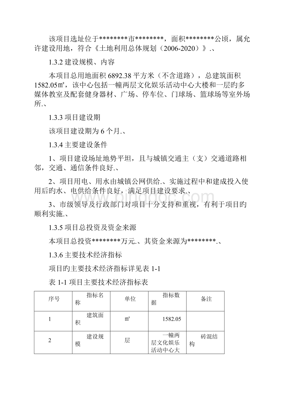 审报完稿XX文化活动中心大楼建设项目可行性研究报告.docx_第2页