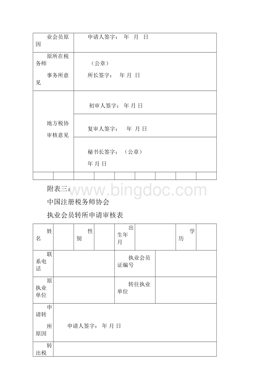 山东省注册税务师协会会员入会转会转所等最新申请表.docx_第3页