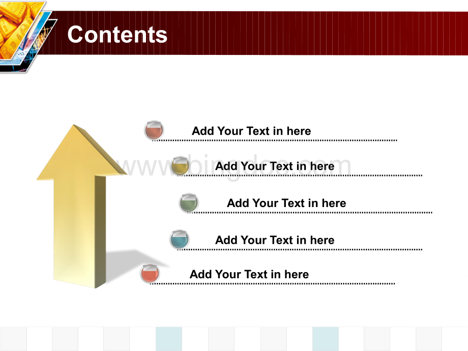 千足金砖风格2-金融财经PPT模板.pptx_第2页