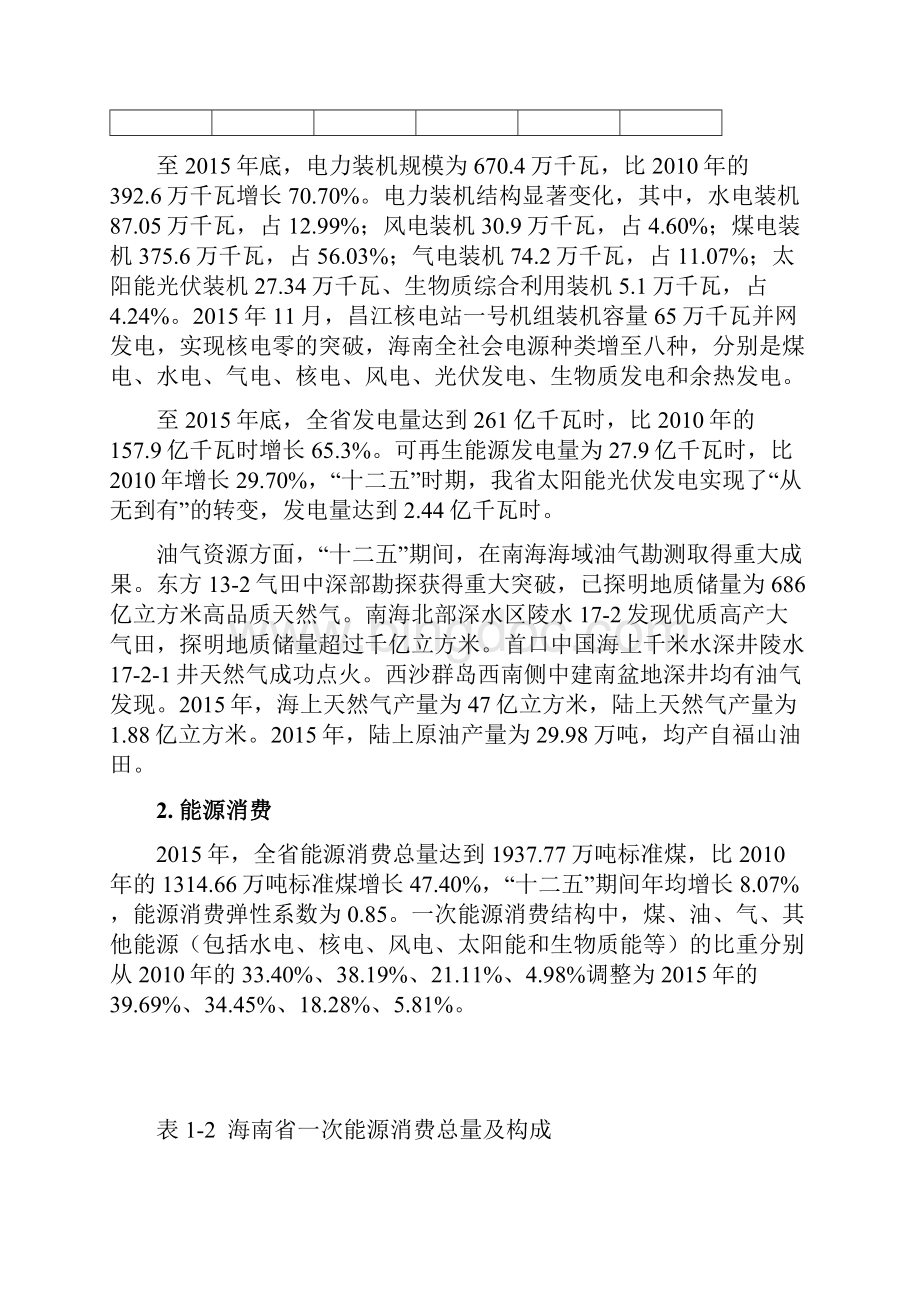 海南省能源发展十三五规划.docx_第3页