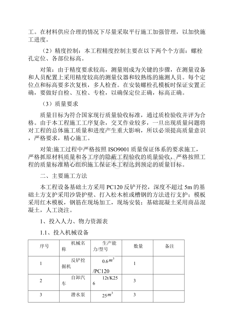 完整word版设备基础专项施工方案.docx_第2页