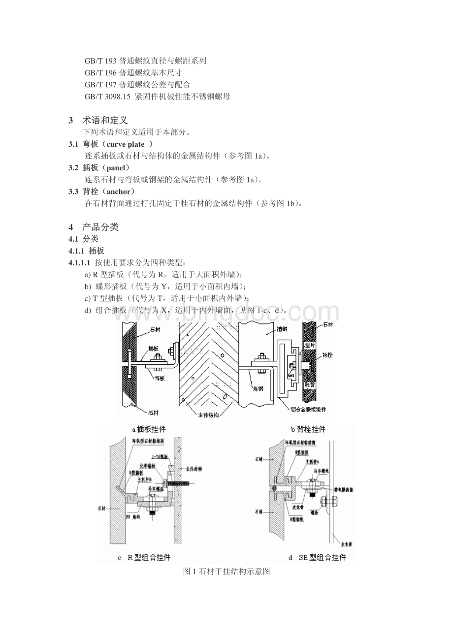 《干挂饰面石材及其金属挂件》.pdf_第2页