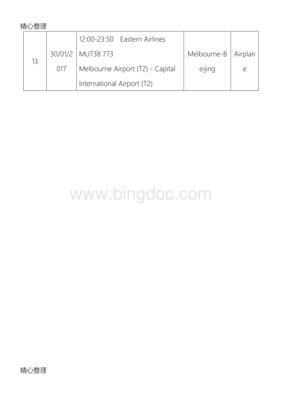 澳大利亚签证旅游行程单.doc_第3页