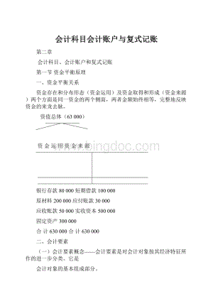 会计科目会计账户与复式记账.docx