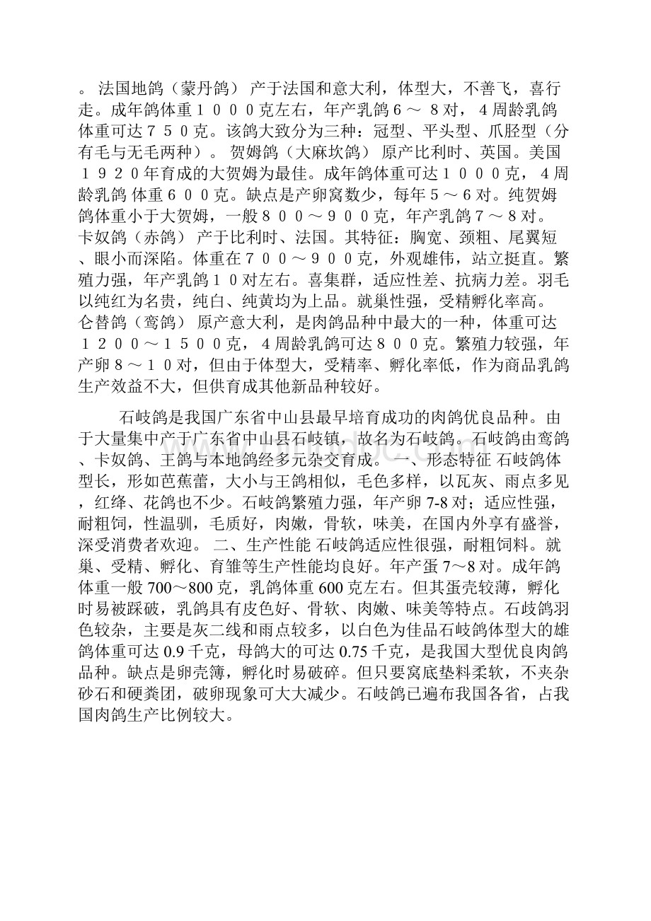 肉鸽的养殖计划书.docx_第3页