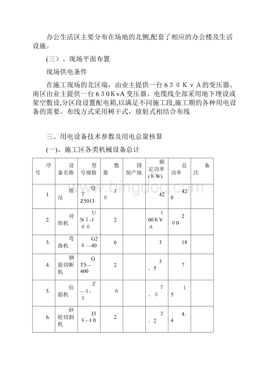 施工现场临时用电专项施工方案范本模板.docx_第2页