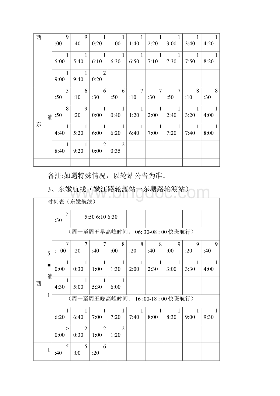 上海全部轮渡时刻表汇总.docx_第2页