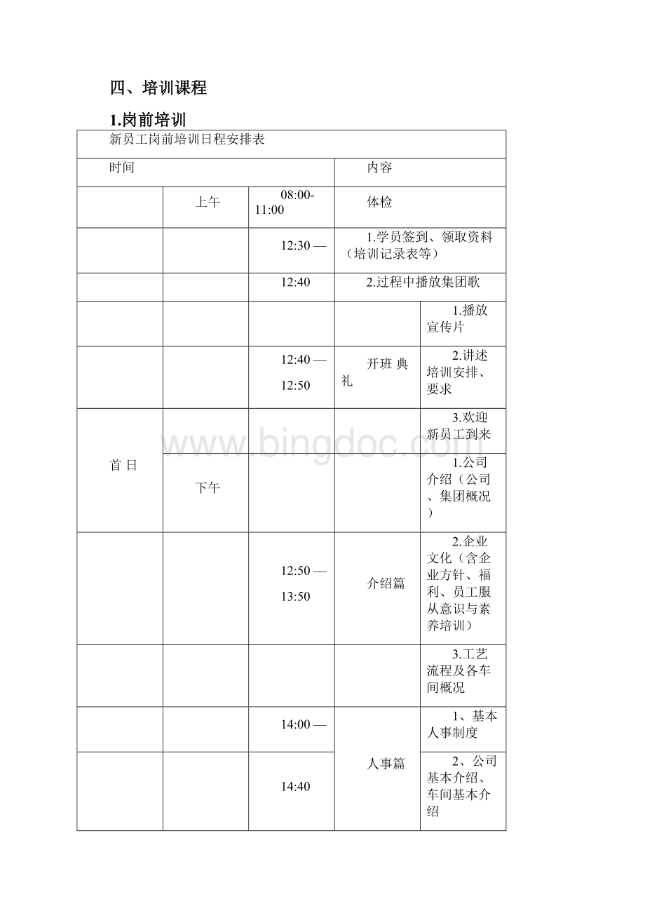 某制造型企业新员工培训方案.docx_第3页