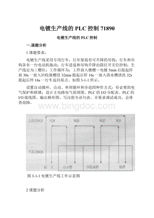 电镀生产线的PLC控制71890.docx