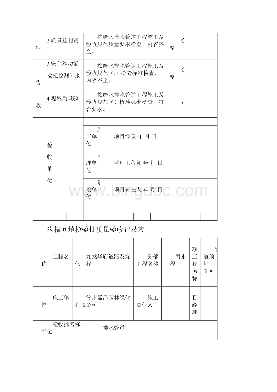 给排水管道验收表格汇总.docx_第2页