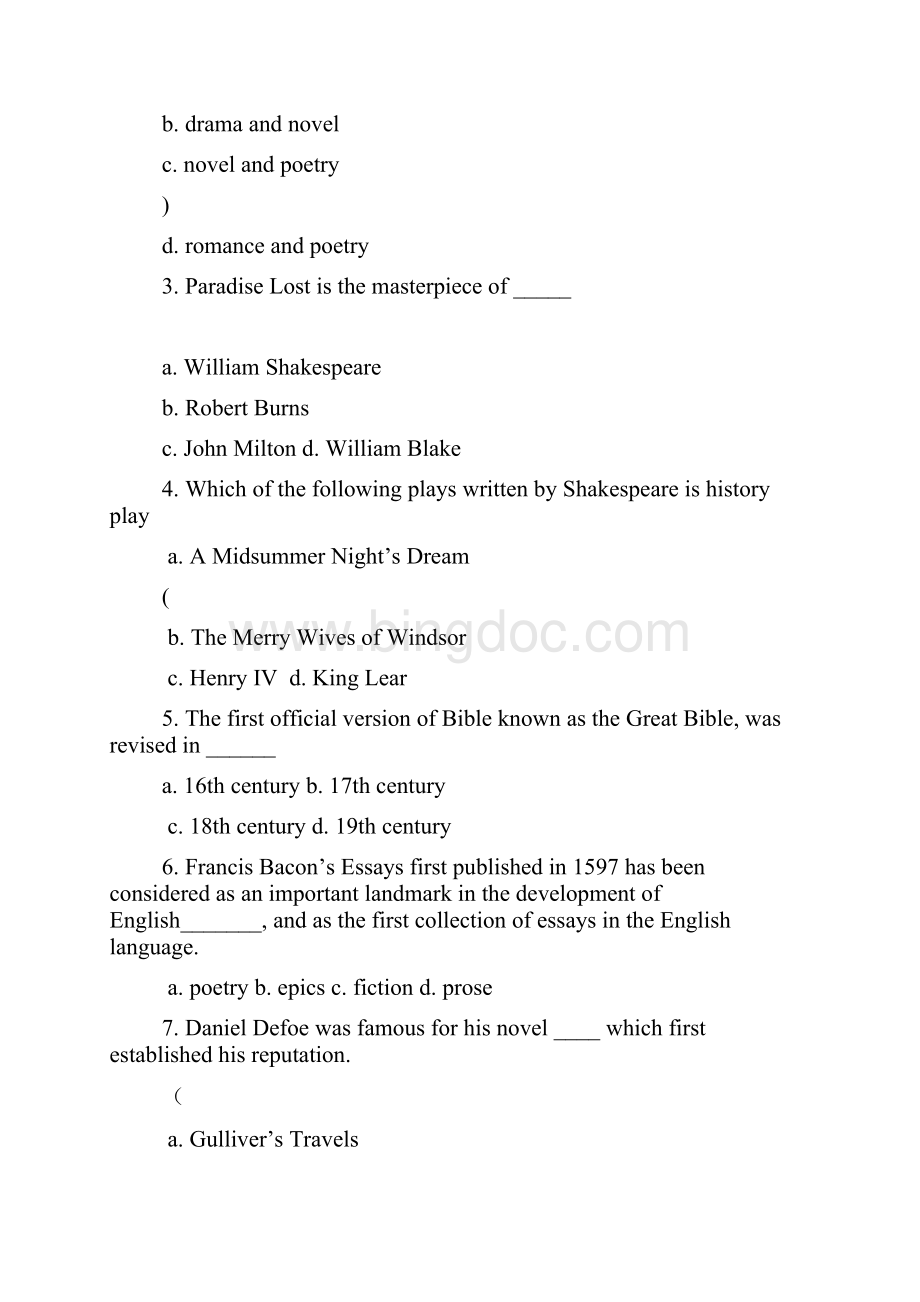 英国文学练习题及答案.docx_第3页