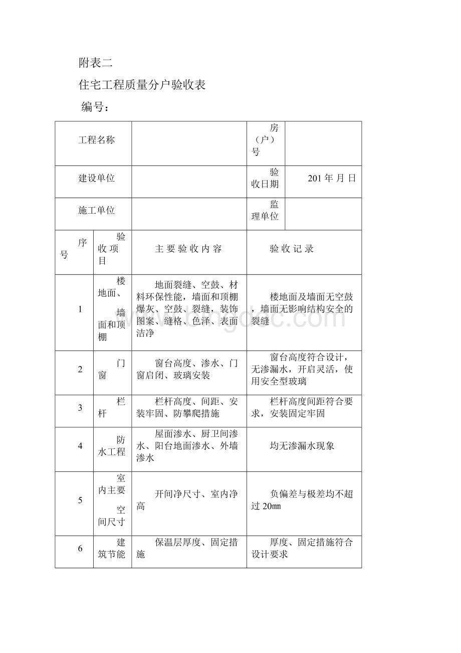 住宅分户验收表格新版本.docx_第3页