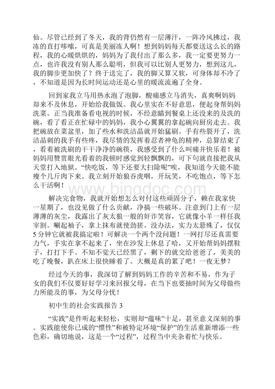 初中生的社会实践报告.docx_第3页