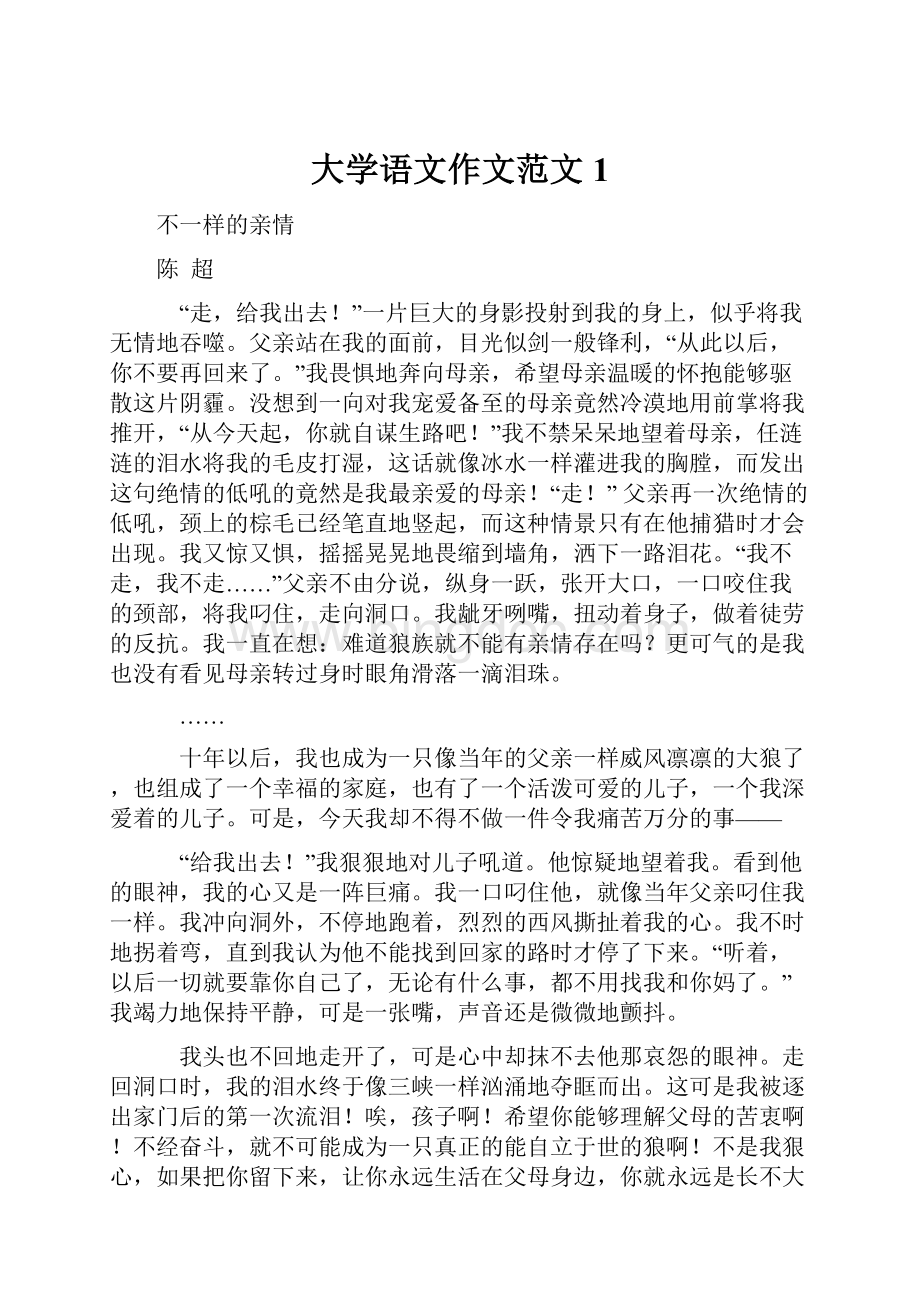 大学语文作文范文1.docx