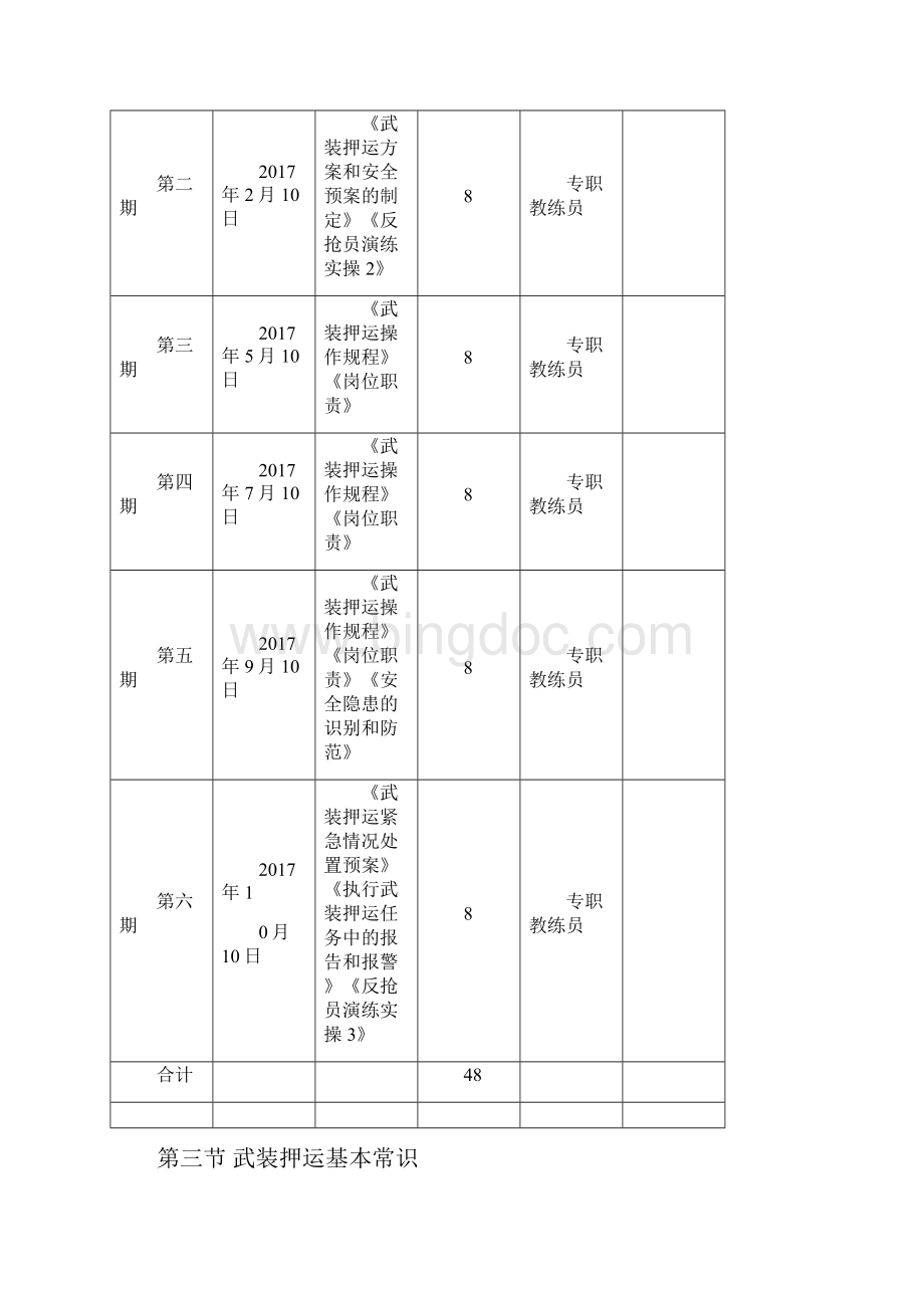 银行押运培训方案.docx_第2页