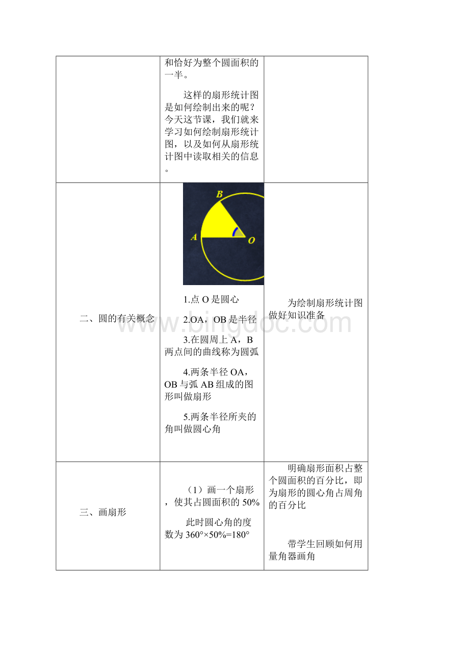 初中数学北京课改版七年级下册《数据的表示扇形统计图》教案.docx_第3页