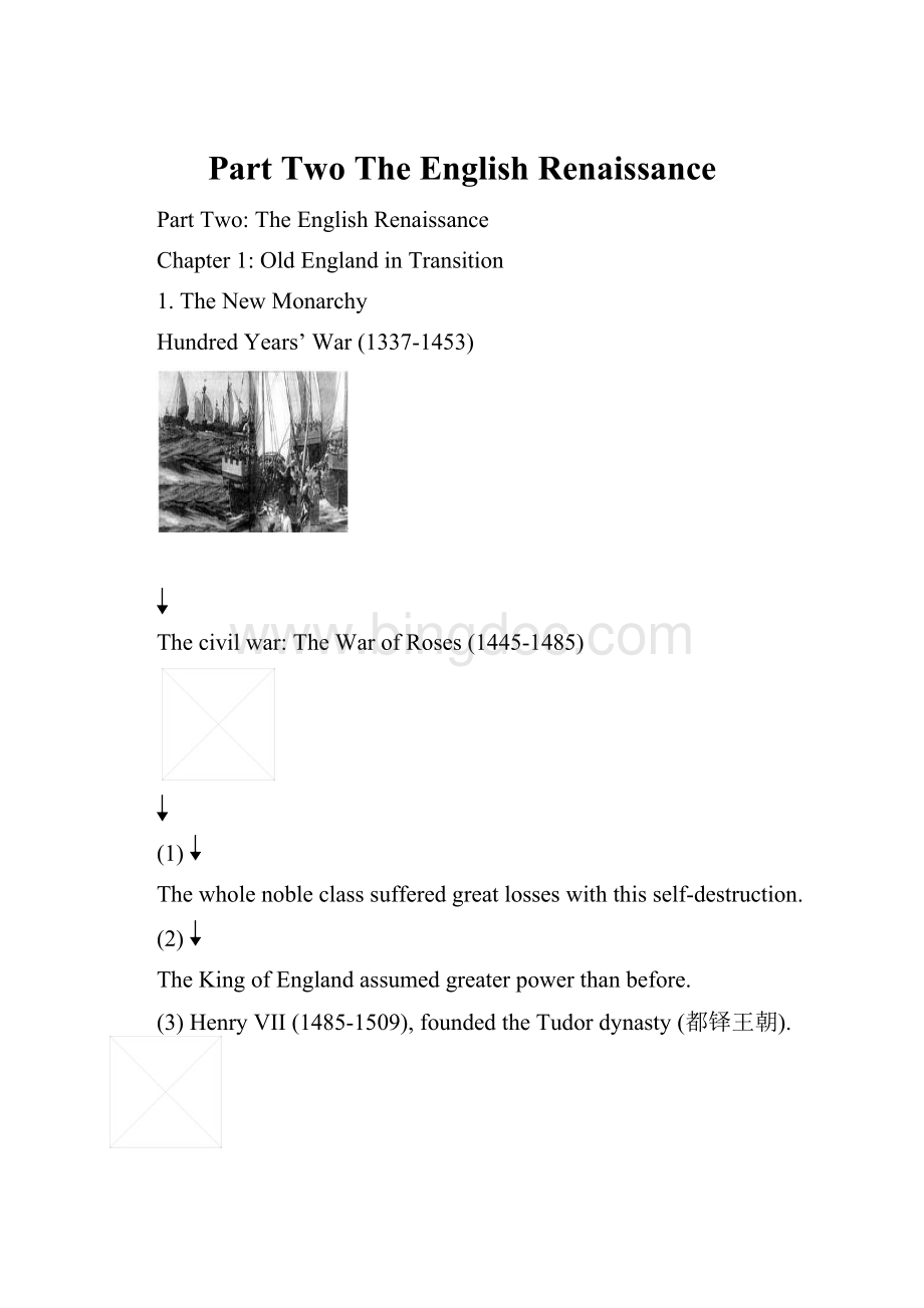 Part Two The English Renaissance.docx