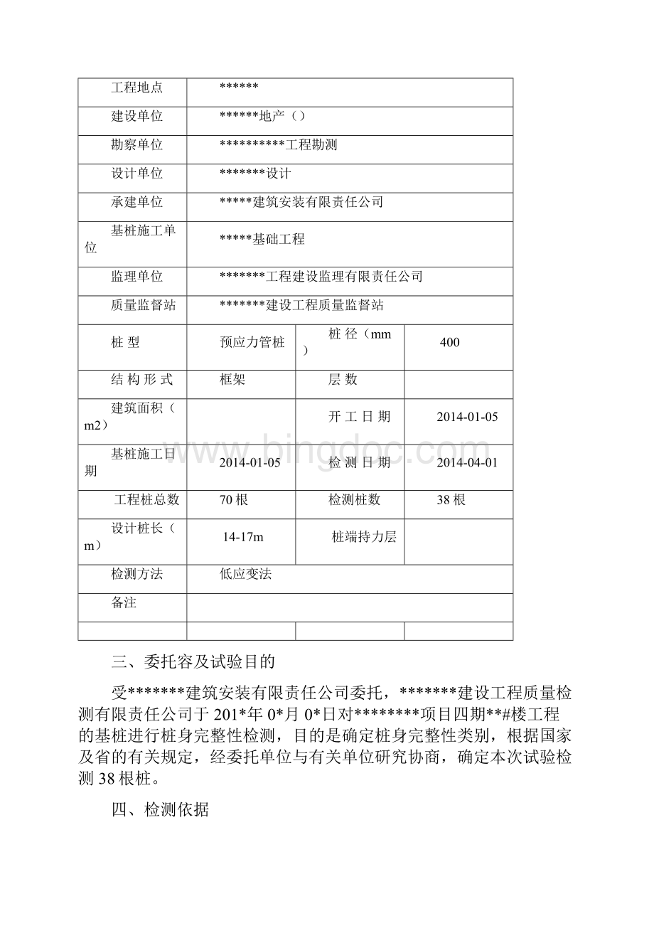 桩基础低应变检测报告范本.docx_第3页