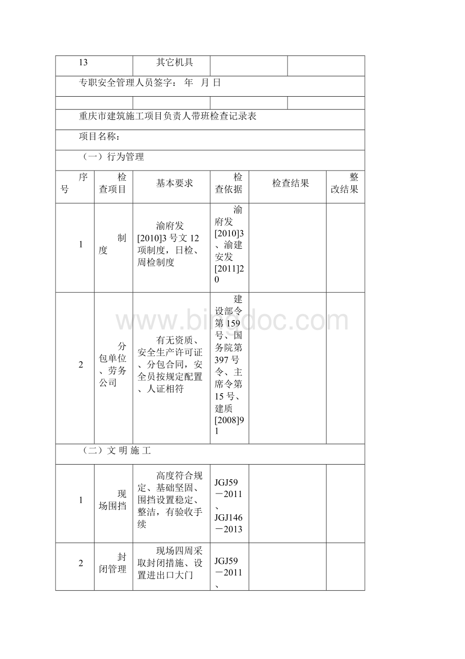 日周月检查记录表备课讲稿.docx_第3页