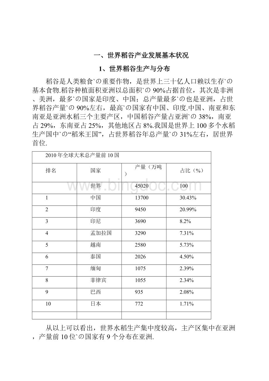 2107中国国内大米行业市场发展分析研究报告.docx_第2页