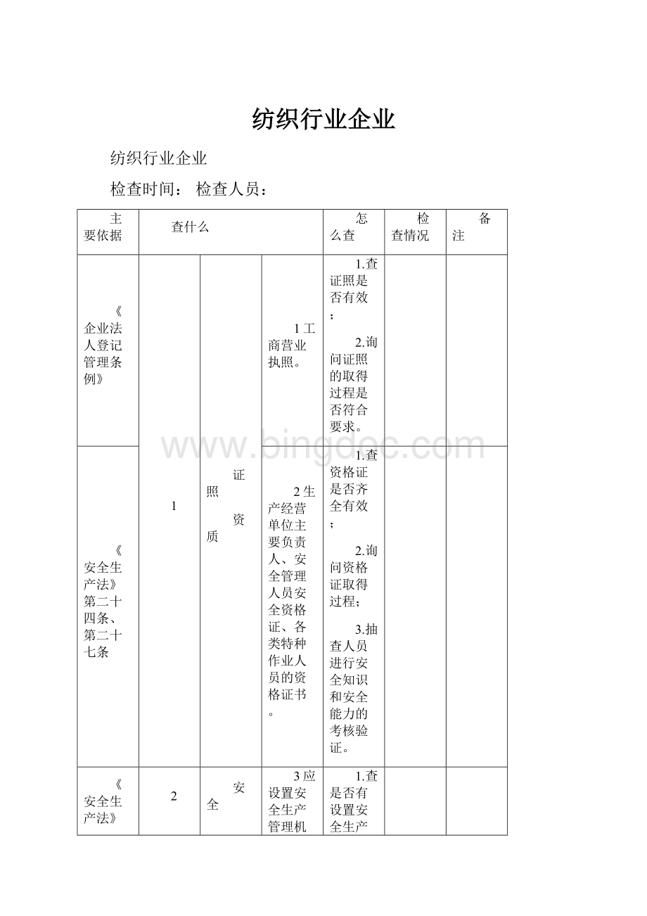 纺织行业企业.docx