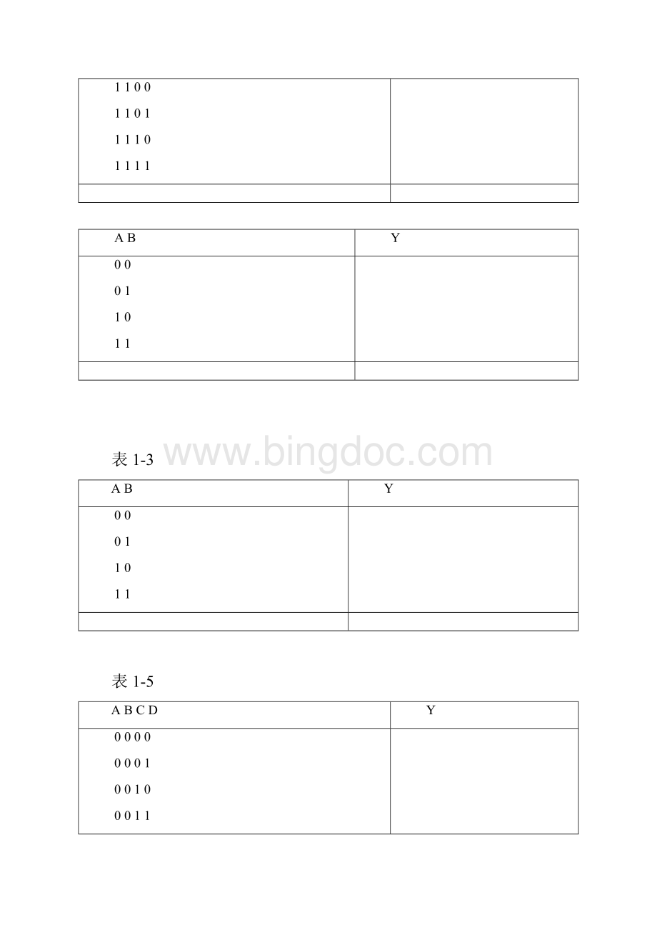 数字电路实验报告8个实验.docx_第3页