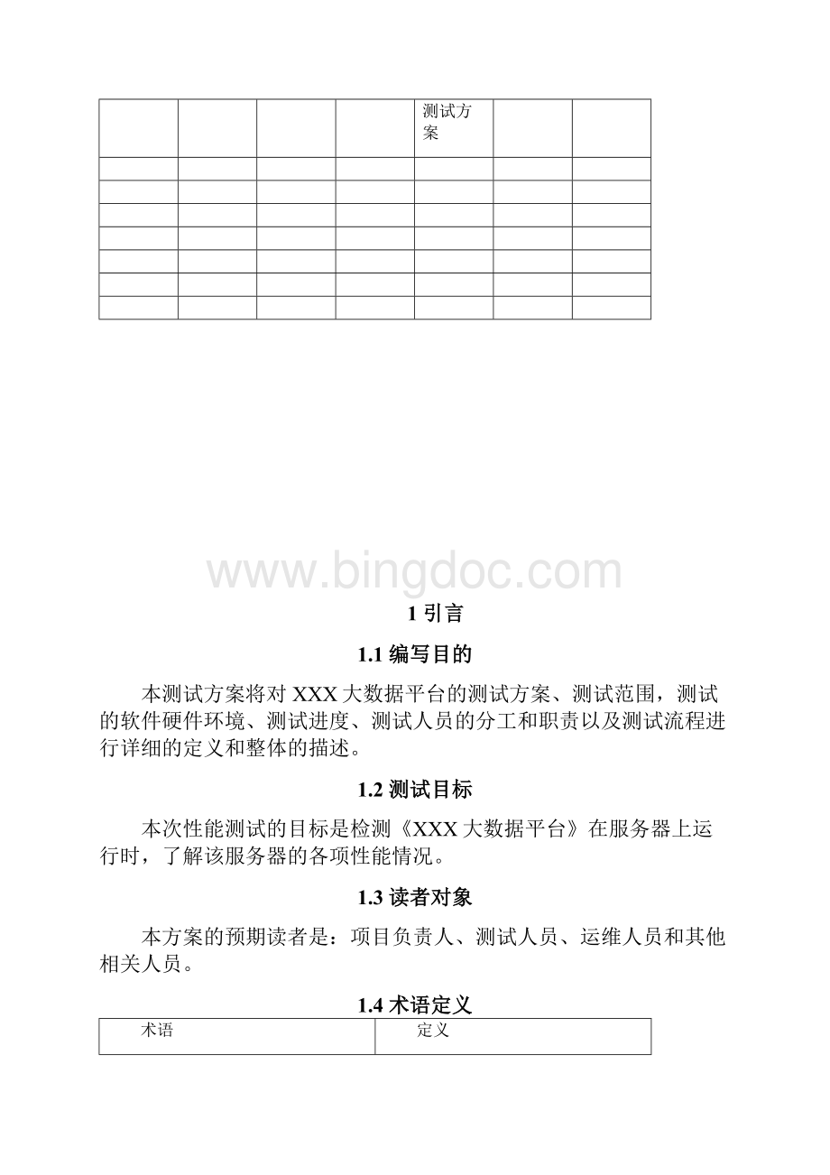 大数据性能测试方案V10DOC.docx_第2页