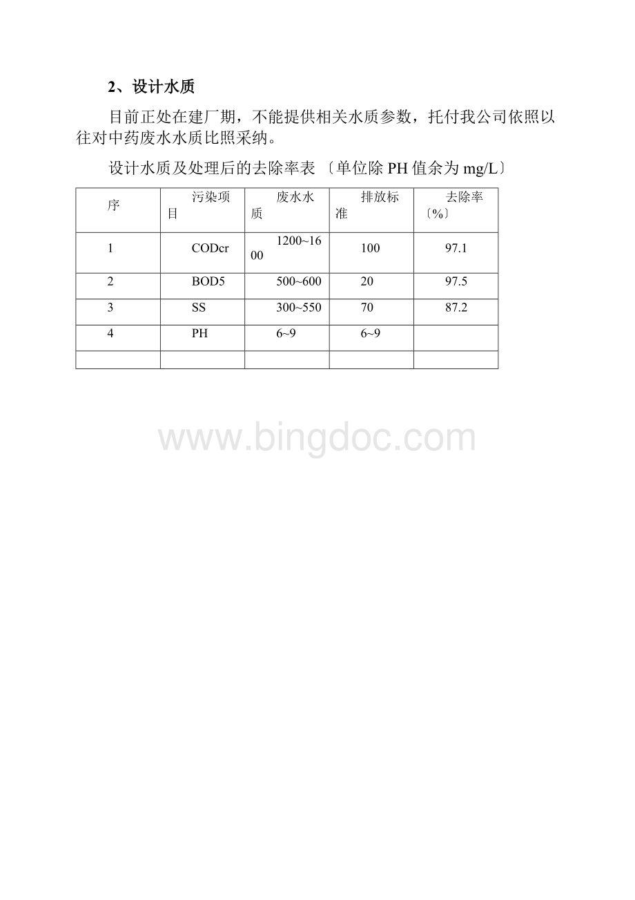 制药生产废水处理工艺设计方案原始.docx_第3页