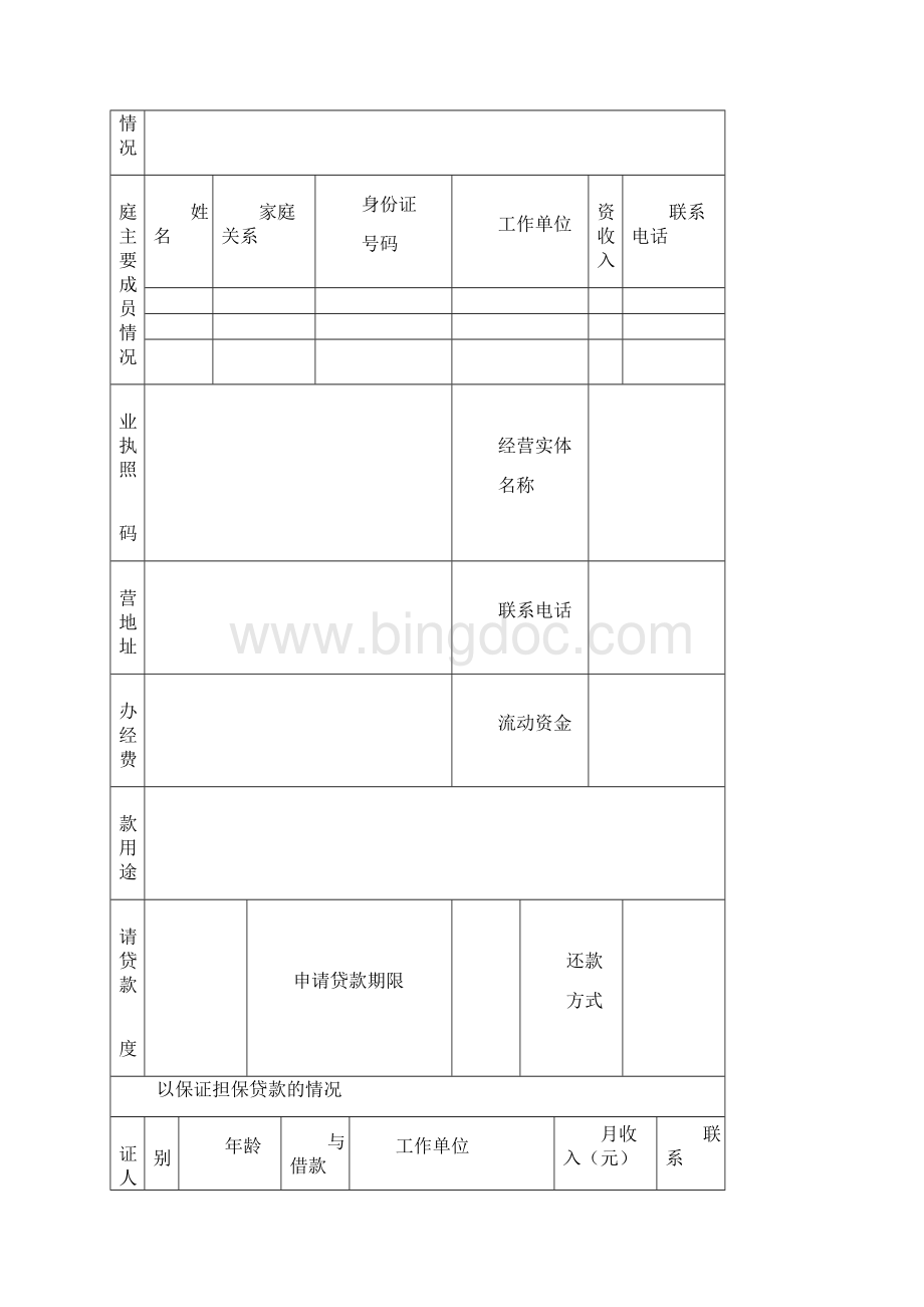 小额贷款申请表.docx_第2页