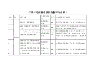 行政村考核特色项目指标评分体系1.docx