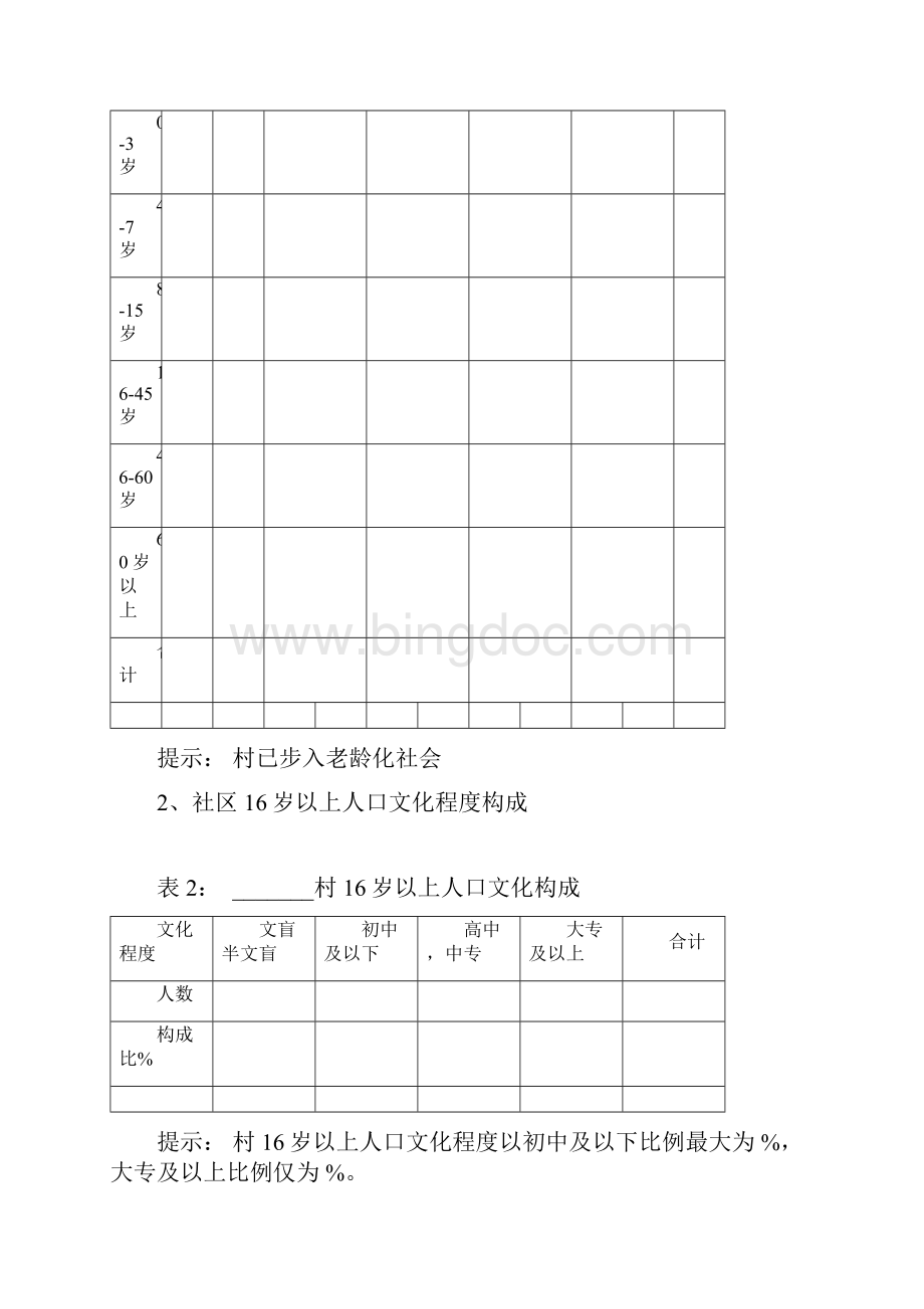 村医疗卫生诊断报告.docx_第3页